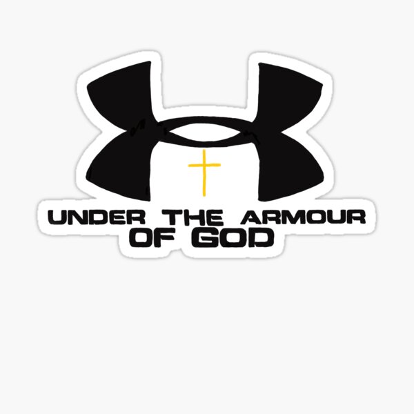 Under the armour of God Sticker
