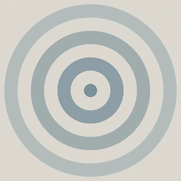 Artwork thumbnail, Geometric Pattern: Rondel: Bluestone by Red Wolf