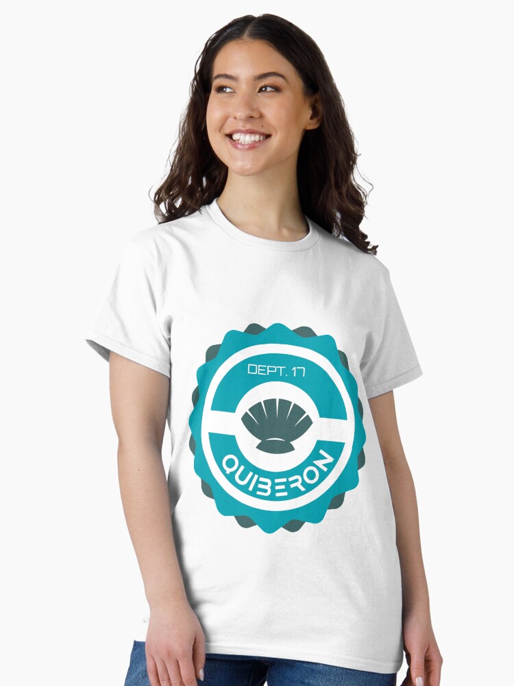 Aperçu 2 sur 7. T-shirt classique avec l'œuvre QUIBERON créée et vendue par 2G2P.