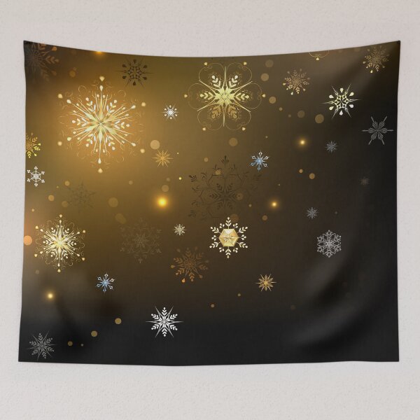 Item preview, Background with Gold Snowflakes designed and sold by Blackmoon9.
