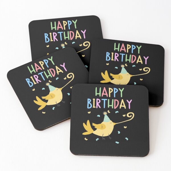 Item preview, Happy Birthday with Bird designed and sold by razvigod.