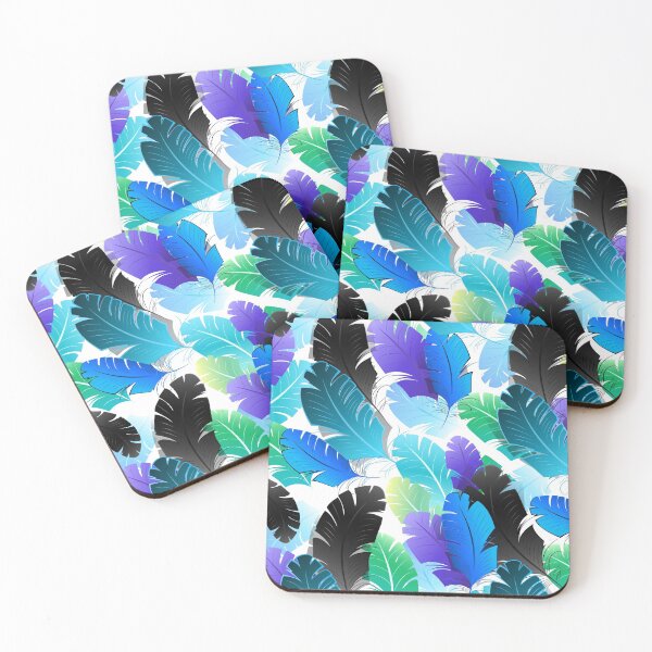 Item preview, Design with Blue Feathers designed and sold by Blackmoon9.