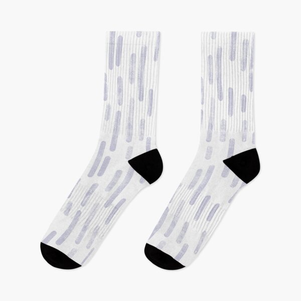 Item preview, Inky Rounded Lines Pattern | Dusty Purple on White designed and sold by itsjensworld.