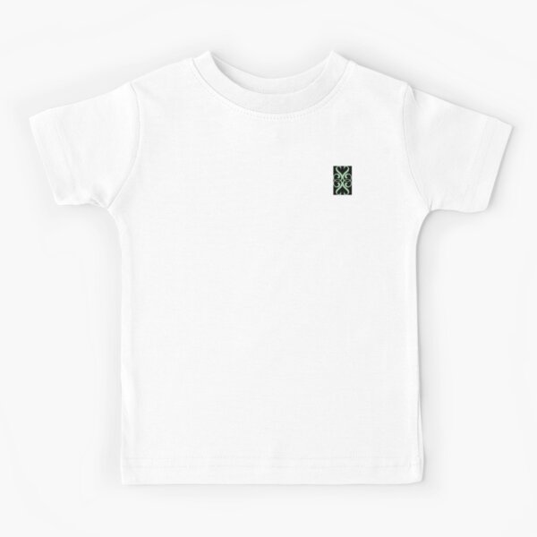 Letter S mint on black Kids T-Shirt