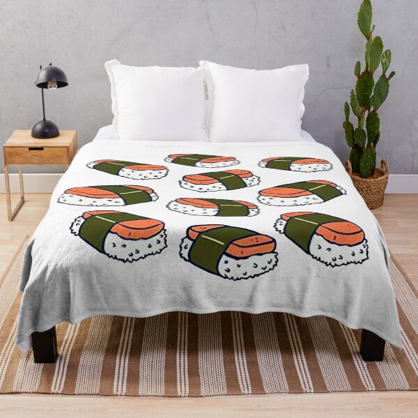 Item preview, Sushi Rolls Japanese Food Cartoon Graphic designed and sold by xandriFu.