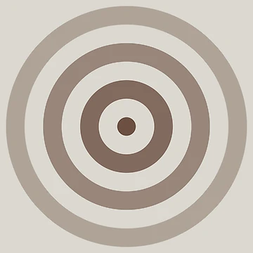 Artwork thumbnail, Geometric Pattern: Rondel: Brownstone by Red Wolf