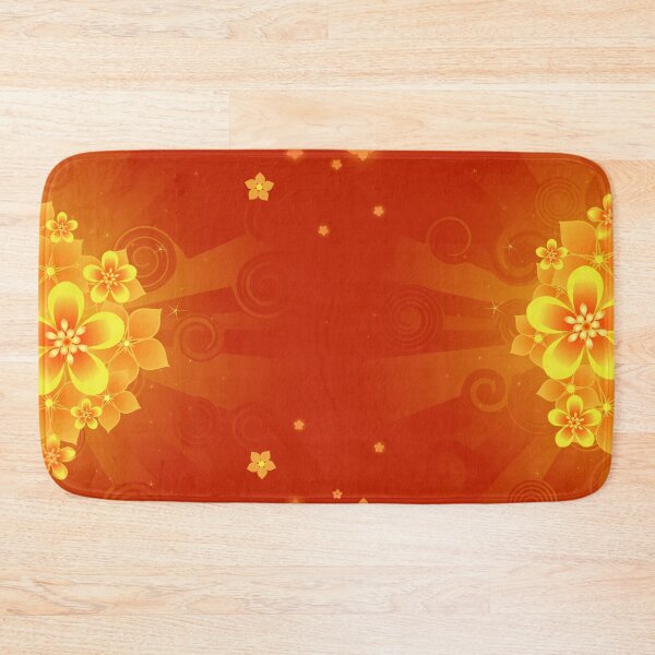 Item preview, Background with orange flowers designed and sold by Blackmoon9.