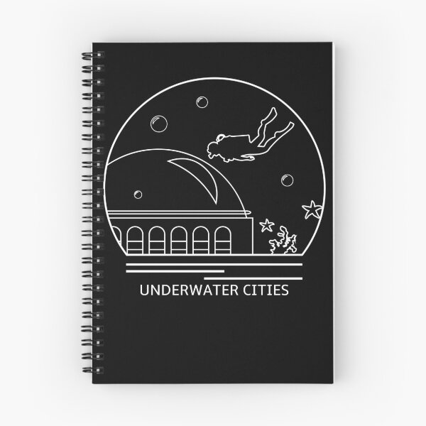 Artikelvorschau, Unterwasserstädte Minimalistisches Strichzeichnen - Brettspiel-inspirierte Grafik - Tabletop-Gaming - BGG entworfen und verkauft von MeepleDesign.