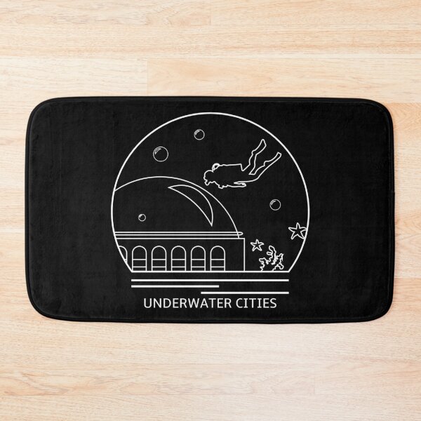 Item preview, Underwater Cities Minimalist Line Drawing - Board Game Inspired Graphic - Tabletop Gaming  - BGG designed and sold by MeepleDesign.