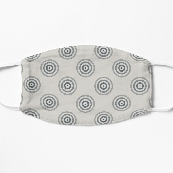 Geometric Pattern: Rondel: Pebble Flat Mask