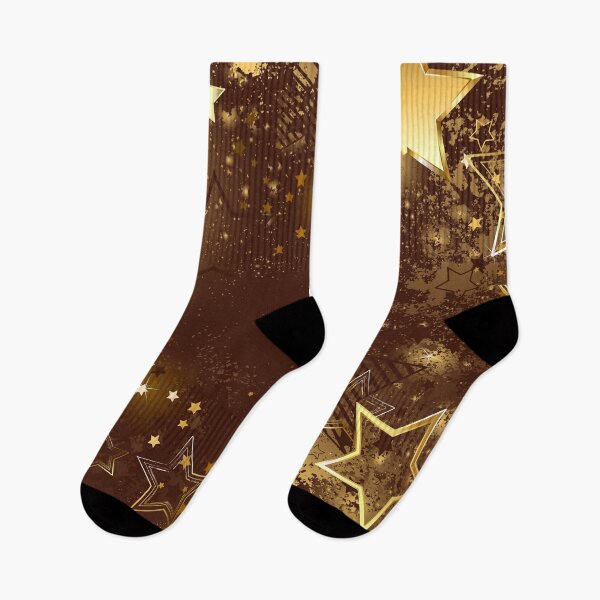 Item preview, Brown background with golden stars designed and sold by Blackmoon9.