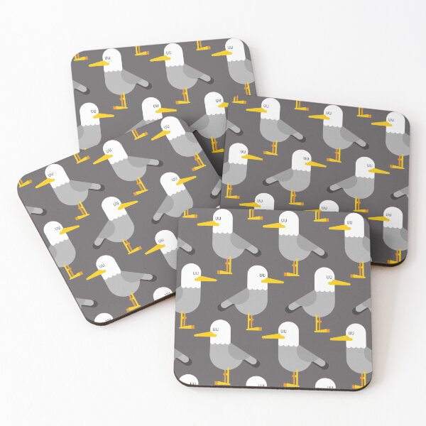 Item preview, Seagull on Dark Grey Background. designed and sold by cgroenewald.