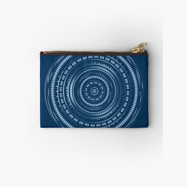 Item preview, Technical ring - technical mandala 1 - Dark blue background designed and sold by SparkleandSmile.