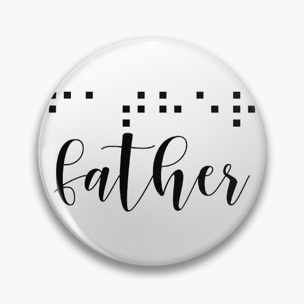 Item preview, Father (Braille) designed and sold by adiosmillet.