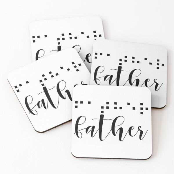 Item preview, Father (Braille) designed and sold by adiosmillet.