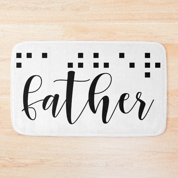 Item preview, Father (Braille) designed and sold by adiosmillet.