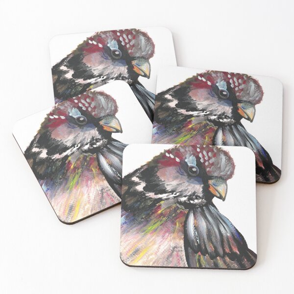 Item preview, Sparrow Painting (Watercolour Dry-Brush) designed and sold by hillyhale.