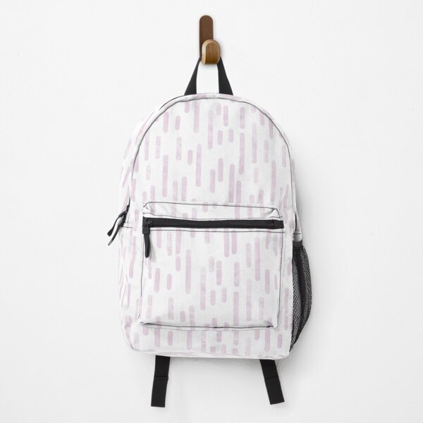 Item preview, Inky Rounded Lines Pattern | Dusty Pink on White designed and sold by itsjensworld.