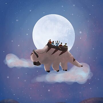 Artwork thumbnail, Appa and Team Avatar: Under the Moon by Ambarina Zenab