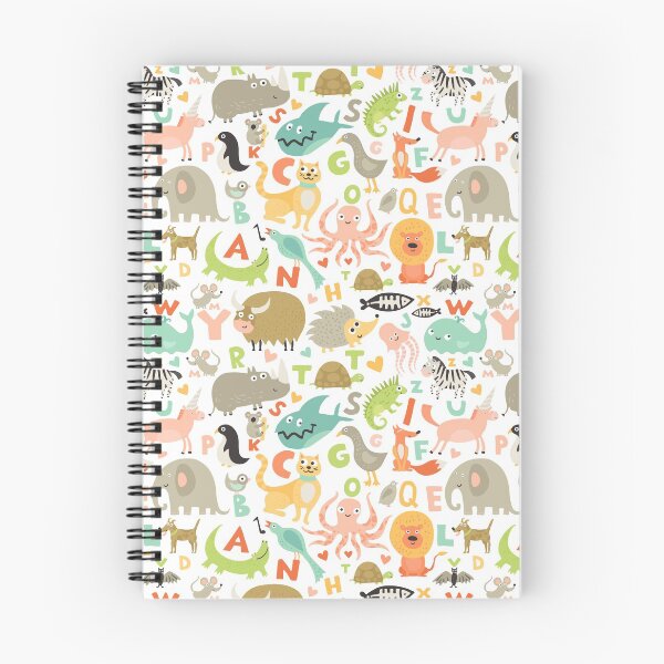 Item preview, Funny Child Alphabet Pattern with Cartoon  Cute Animal designed and sold by bumbarash.