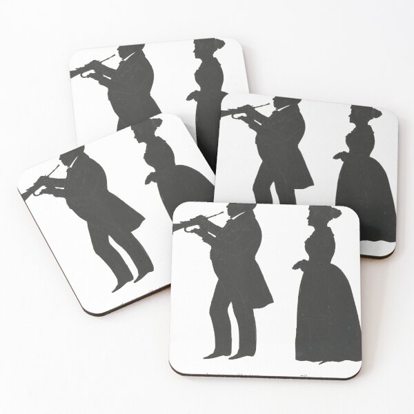 Item preview, Auguste Edouart - Frank Johnson, Leader of the Brass Band... -  Silhouette designed and sold by artichokes.