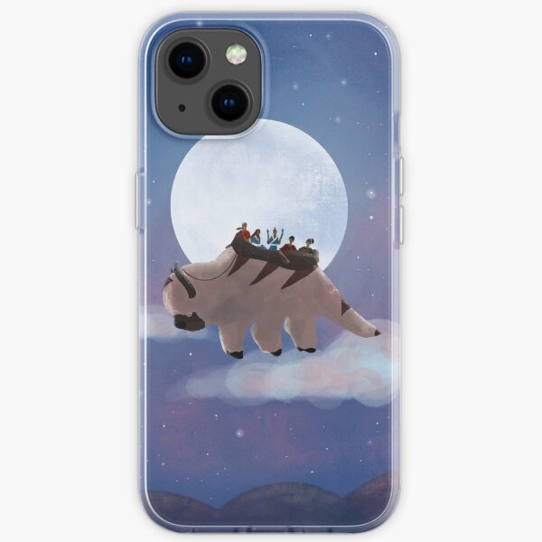 Appa and Team Avatar: Under the Moon iPhone Soft Case