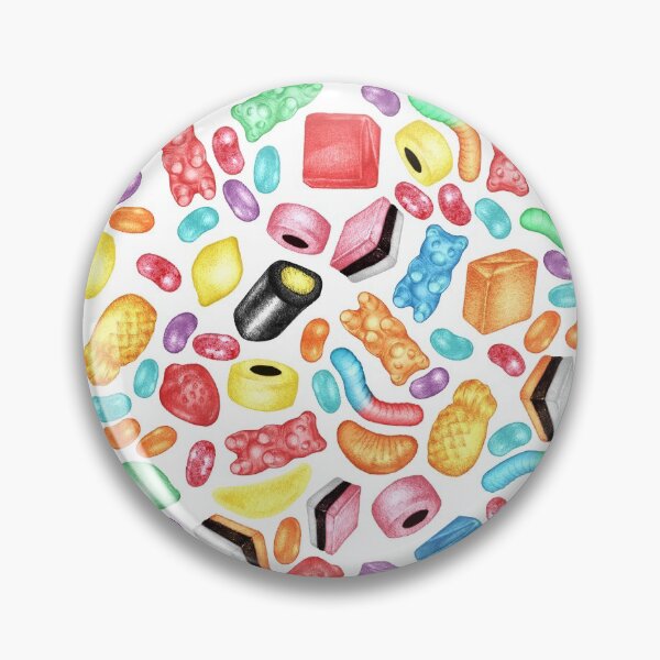 Item preview, Rainbow Diet - a colorful assortment of hand-drawn candy on white designed and sold by Perrin Le Feuvre.