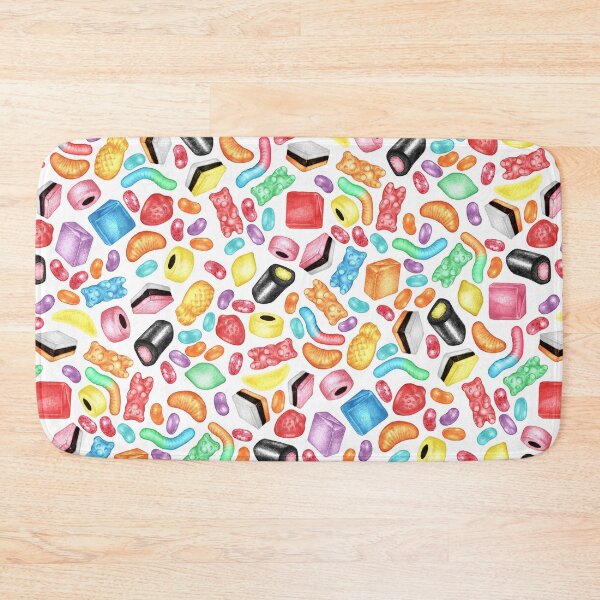 Item preview, Rainbow Diet - a colorful assortment of hand-drawn candy on white designed and sold by Perrin Le Feuvre.