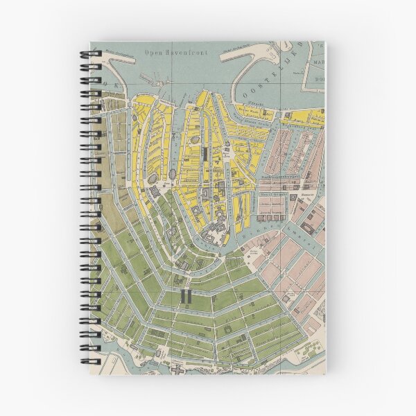 Item preview, Vintage Map of Amsterdam (1869) designed and sold by BravuraMedia.
