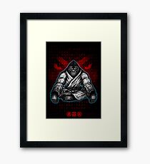 Black Belt Gorilla Gerahmtes Wandbild