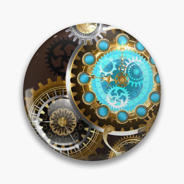 Item preview, Steampunk Unusual Clock with Gears designed and sold by Blackmoon9.