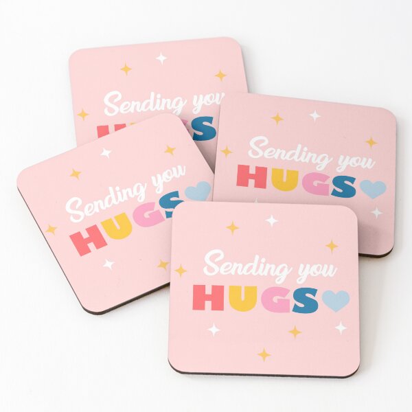 Item preview, "Sending you Hugs" Card, Self-Distance Hugs, Quarantine Card designed and sold by KawaiiPattern.
