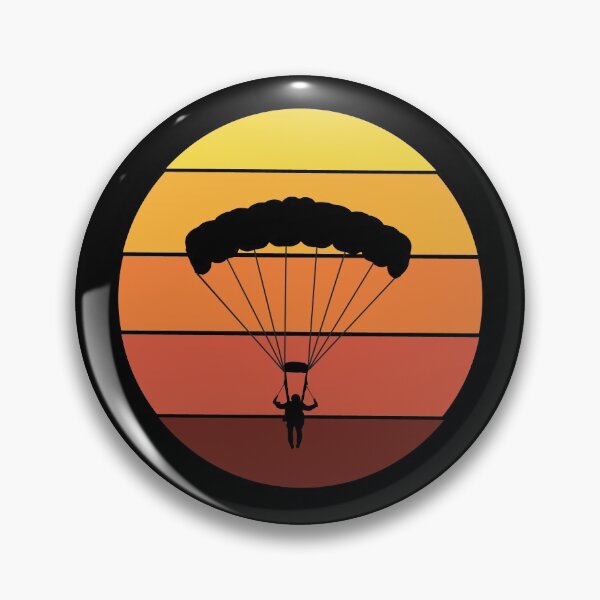 Artikelvorschau, Vintage Retro Base Jumping Sky Diving Geschenk entworfen und verkauft von TastefulTees.