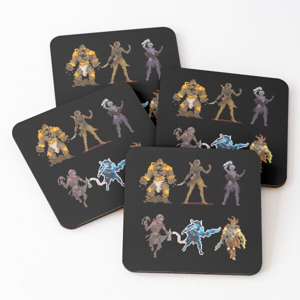 Item preview, Gloomhaven Starter Characters Pixel Design - Board Game Inspired Graphic - Tabletop Gaming  designed and sold by MeepleDesign.