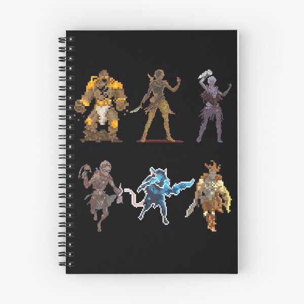 Item preview, Gloomhaven Starter Characters Pixel Design - Board Game Inspired Graphic - Tabletop Gaming  designed and sold by MeepleDesign.