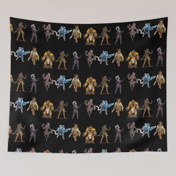 Item preview, Gloomhaven Starter Characters Pixel Design - Board Game Inspired Graphic - Tabletop Gaming  designed and sold by MeepleDesign.