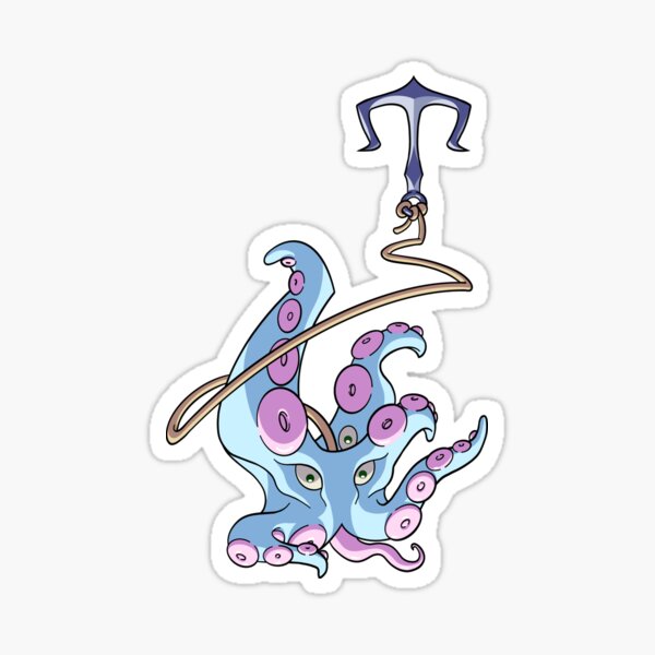 La pieuvre et l'ancre Sticker