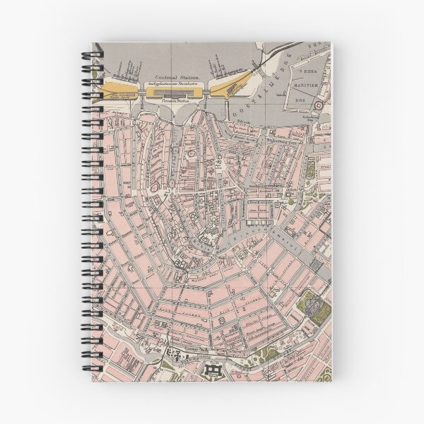 Item preview, Vintage Map of Amsterdam (1878) designed and sold by BravuraMedia.