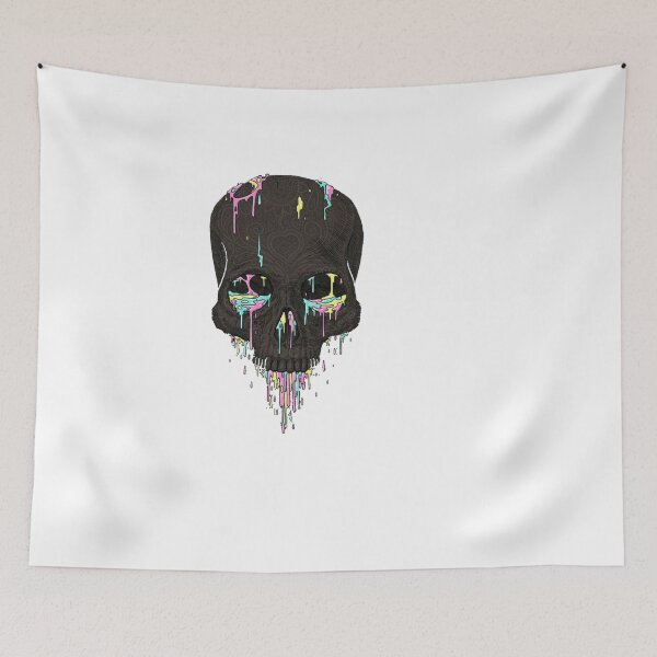 Item preview, Skull art t-shirt designed and sold by zakodai.
