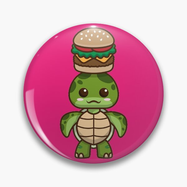 Item preview, Turtle-chan Loves Burgers designed and sold by Jennifer-Smith.