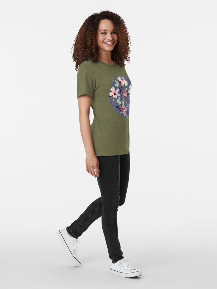 Flower Bouquet Floral Triblend Tee / T Shirt