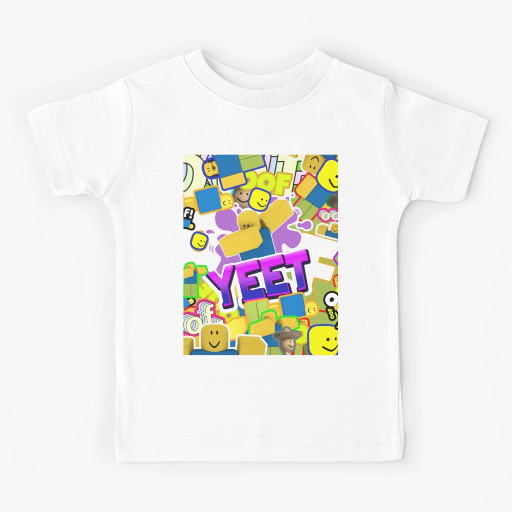 Roblox Memes Pattern All The Noobs Oof Yeet Egg With Legs Poco Loco Kids T Shirt By Smoothnoob Redbubble - roblox noob coloring roblox outfit generator