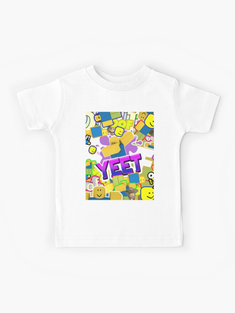 Roblox Memes Pattern All The Noobs Oof Yeet Egg With Legs Poco Loco Kids T Shirt By Smoothnoob Redbubble - noob shirt oof roblox