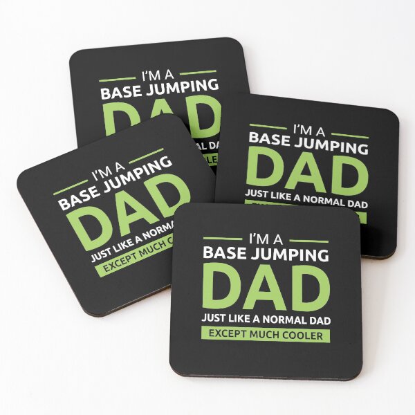 Artikelvorschau, Base Jumping Dad Vatertagsgeschenk entworfen und verkauft von TastefulTees.