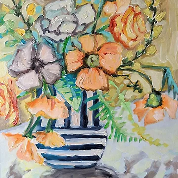 Artwork thumbnail, Fancy Floral by Rachael-Rector