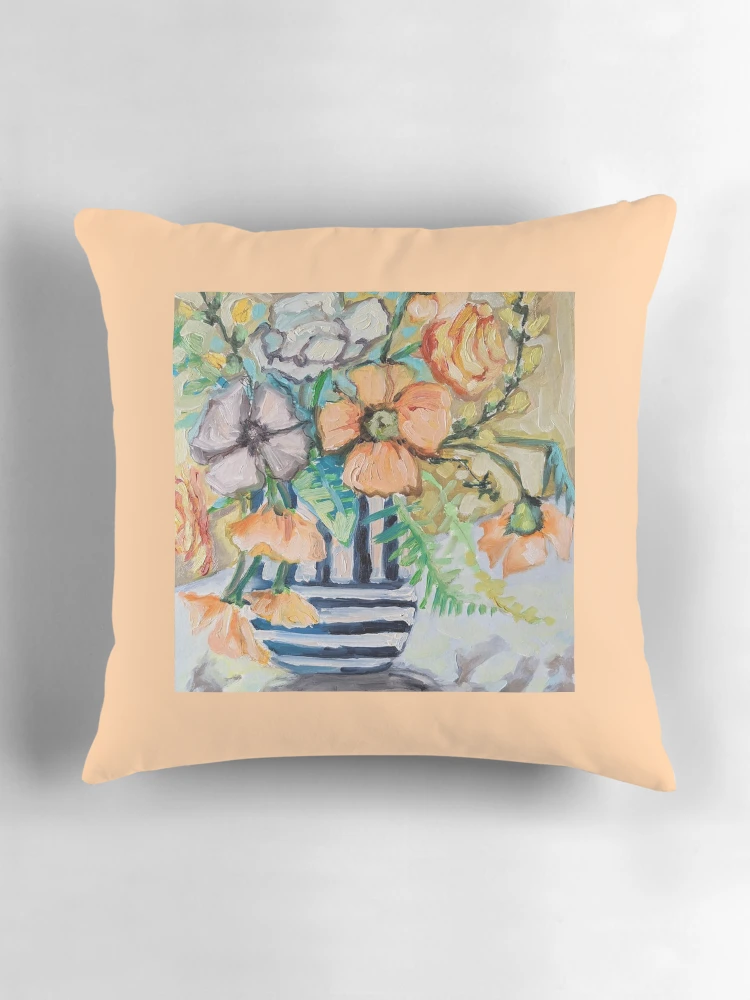 Thumbnail 3 of 4, Pillow, Fancy Floral designed and sold by Rachael-Rector.