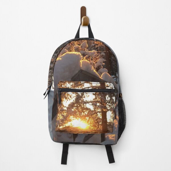Item preview, snow road sunrise designed and sold by Caesiouscloud.