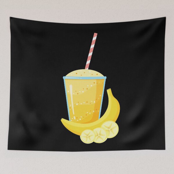 Item preview, Summer Banana coctail Banana smoothie designed and sold by OneTimeEngineer.