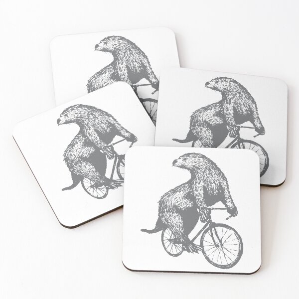 Item preview, Otter On A Bicycle designed and sold by shirtoftheday.