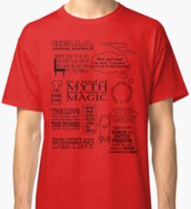 Merlin Quotes Classic T-Shirt